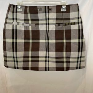 IVY PARK ADIDAS COLLAB HOUSE OF IVY PLAID SKIRT  SIZE LARGE